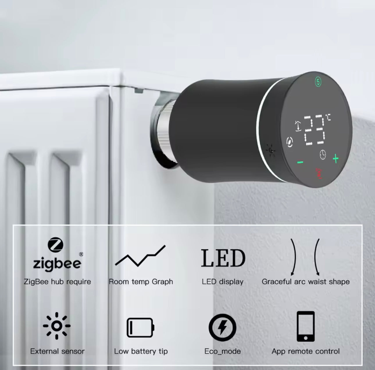 tête thermostatique connectée MOES