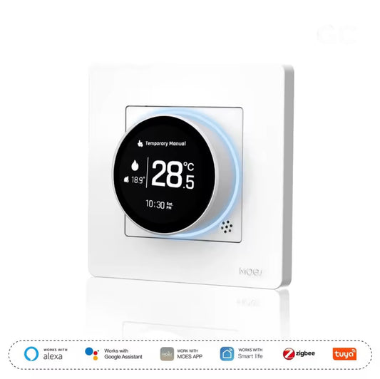 Thermostat d’ambiance design filaire MOES